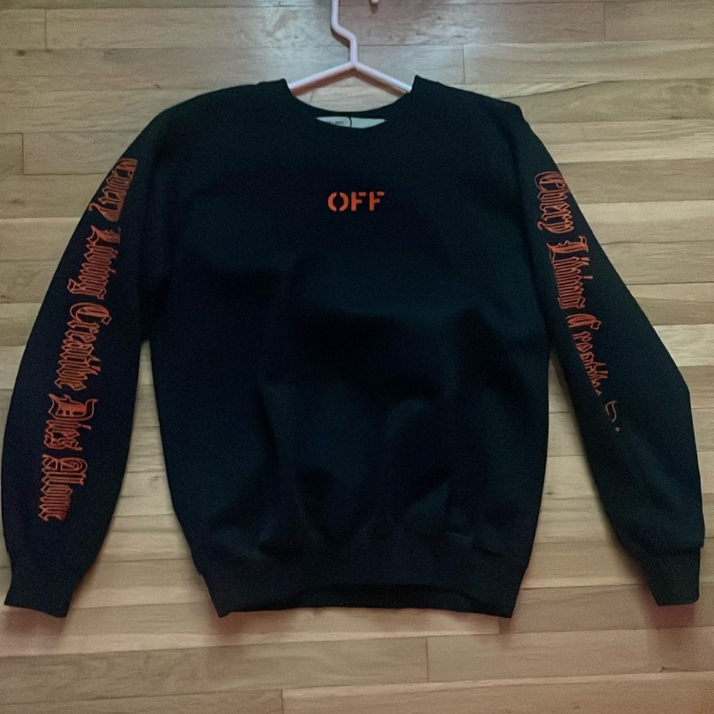 Off white x vlone crew neck medium